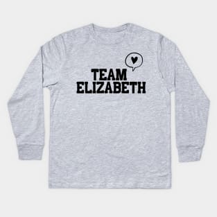 Team Elizabeth - When Calls the Heart Kids Long Sleeve T-Shirt